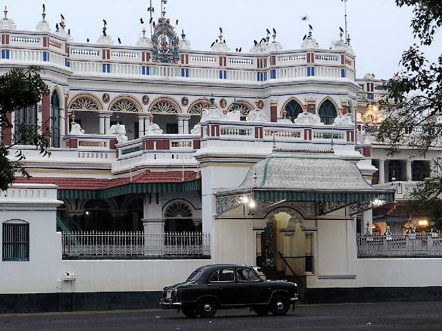 Tami Nadu palais blanc de la région du Chettinad