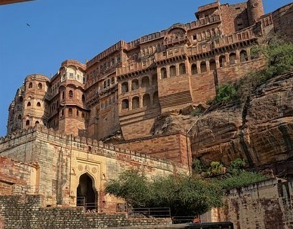 Jodhpur Vue du bas de la citadelle